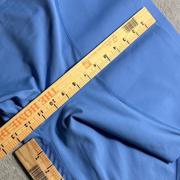 Elegant Light Blue Women's Leggings - Picture 15 of 16